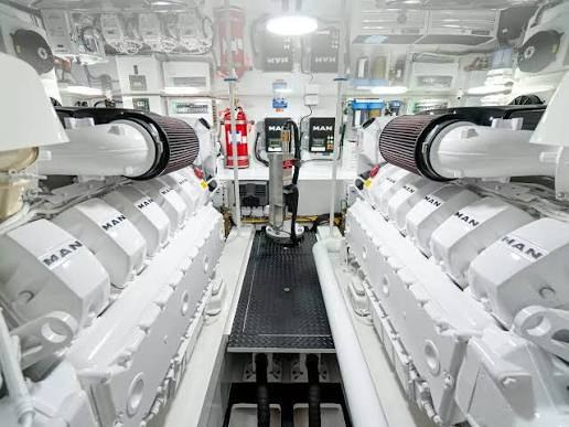 Marine Twin Propulsion Commercial Vessel Engine System